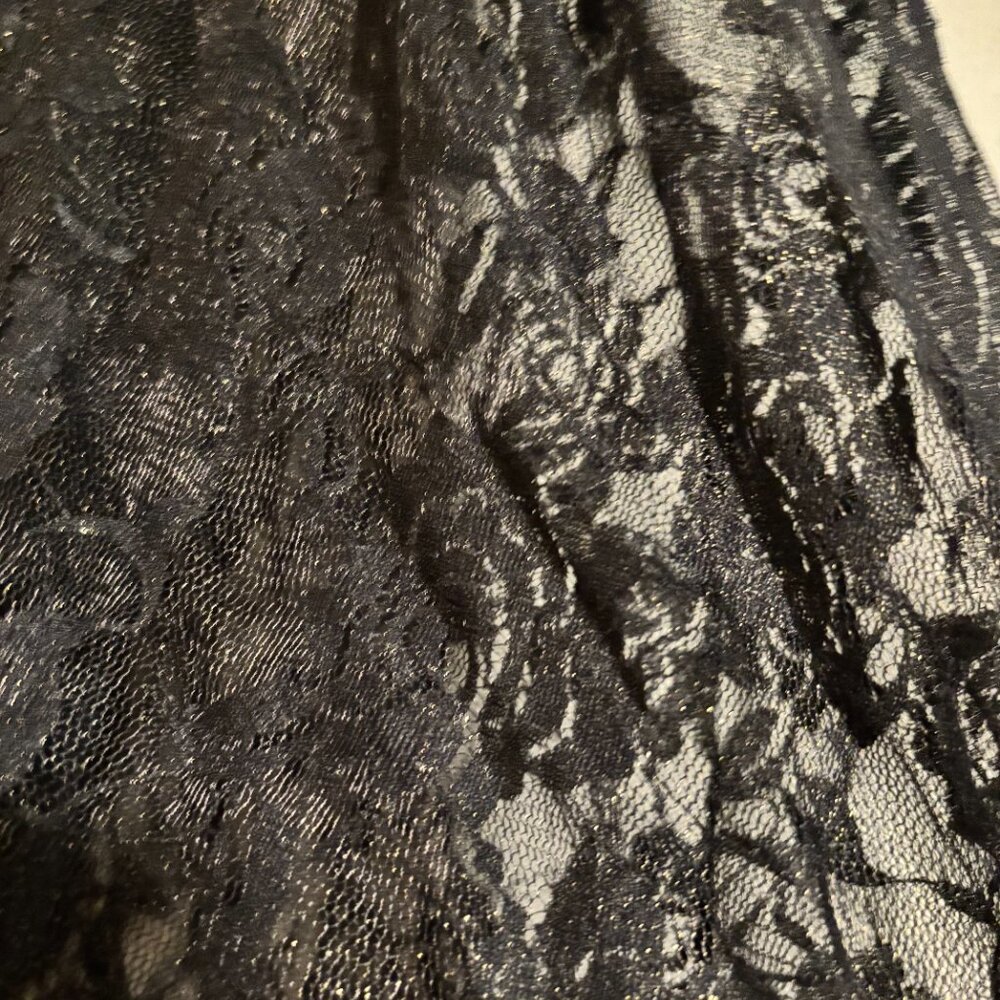 LulaRoe Black Lace Lucy skirt Size: Medium - Picture 6 of 11